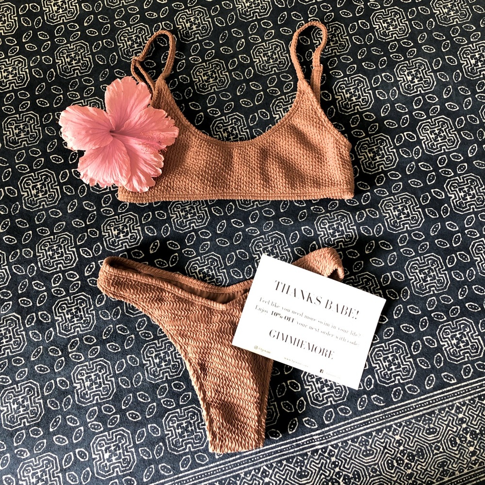 TJ Swim Cara Bikini - XS, mocha